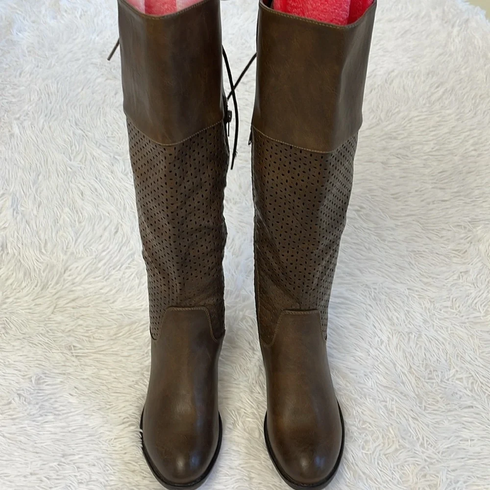 MATA WOMENS SIZE 10 Brown Knee-High  Boots